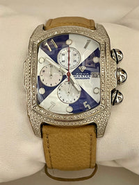 AQUA MASTER Chronograph w/ Diamonds and Date Feature Men's Watch - $7K APR w/COA APR 57
