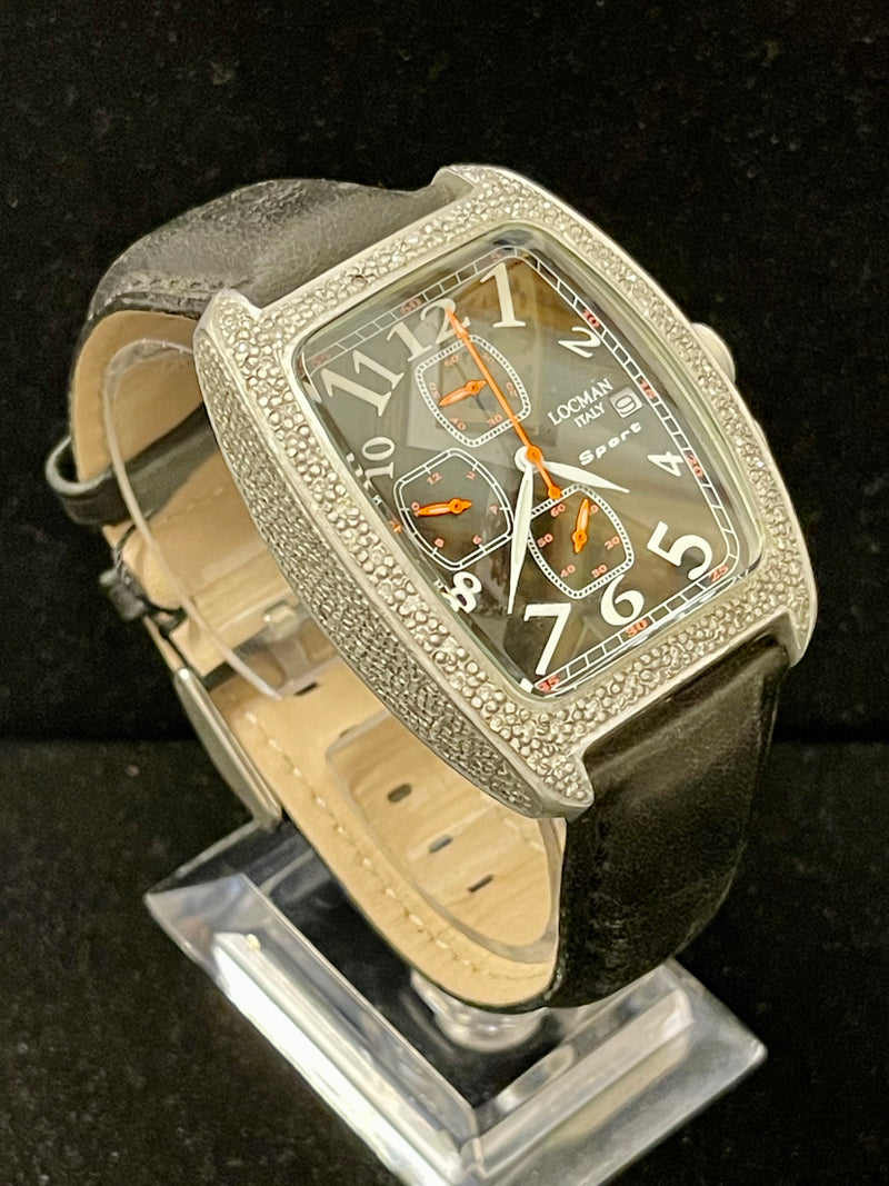 Locman Italy Sport Amazing Jumbo Chronograph Aluminium Mens Watch -$7K APR w/COA APR 57