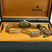 ROLEX Oyster Perpetual Incredible 18K YG & SS Ladies Watch! - $20K APR w/ COA!!! APR57