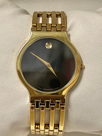 Movado Museum Very Unique Designer GT Bracelet Men's Wrist Watch - $5K APR w/COA APR 57