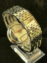 Movado Jumbo Chronograph Black Dial Date Feature SS Men's Watch - $6K APR w/ COA APR 57