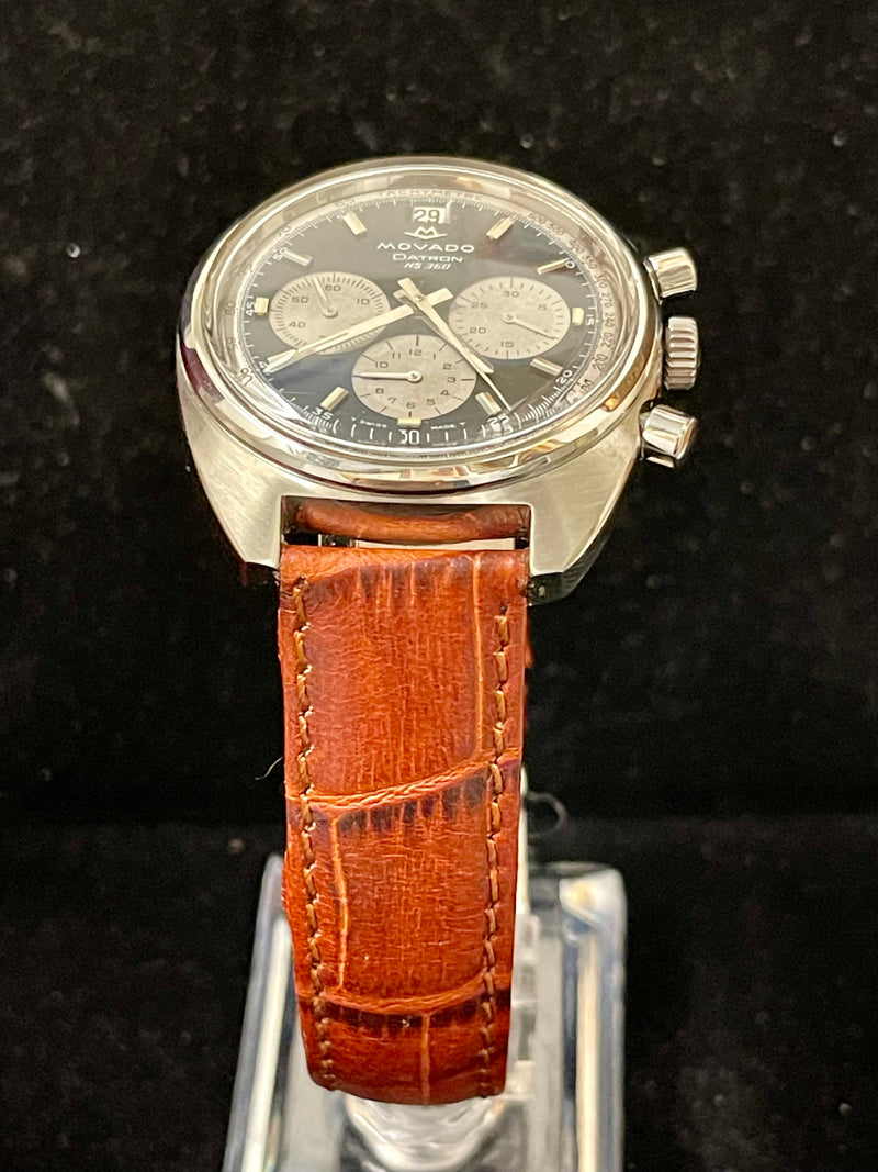 Movado Datron Vintage C.1950s Jumbo Chrono SS Men's Wrist Watch - $12K APR w/COA APR 57