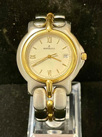 Bertolucci Pulchra Beautiful Cream Dial SS & YG Men's Wristwatch - $8K APR w/COA APR 57