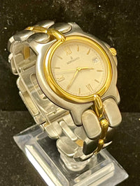 Bertolucci Pulchra Beautiful Cream Dial SS & YG Men's Wristwatch - $8K APR w/COA APR 57