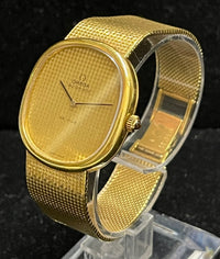 OMEGA DeVille 18K Gold Watch w/ Rare Tiger Eye Cabuchon - $35K APR Value w/ CoA! APR 57