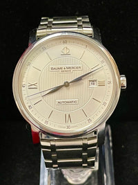 Baume & Mercier Classima Automatic Date Feature SS Men's Watch - $8K APR w/ COA! APR 57