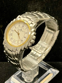 Baume & Mercier Chrysler Art Deco Designer SS & YGP Men's Watch - $10K APR w/COA APR 57