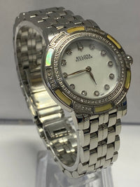 BULOVA Beautiful Mother Of Pearl w/Diamonds Unique Unisex Watch - $4K APR w/COA! APR57