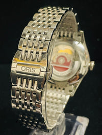 ORIS Men's SS Skeleton Exhibition Watch w/ Textured Sunray Dial - $6K APR w COA! APR 57