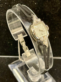 Hamilton Classic Vintage Solid White Gold & Diam Ladies Watch - $8K APR w/ COA!! APR 57