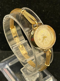 Elgin Very Unique & Rare Round Dial Solid YG Ladies Wrist Watch - $10K APR w/COA