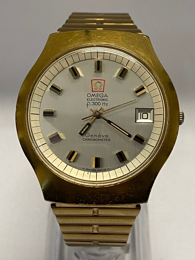 OMEGA Electronic Chronometre Vintage C. 1970's Gold Tone Watch - $8K APR w/ COA! APR57