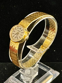 Tissot Extremely Beautiful 18K Yellow Gold Ladies Wrist Watch - $16K APR w/ COA!