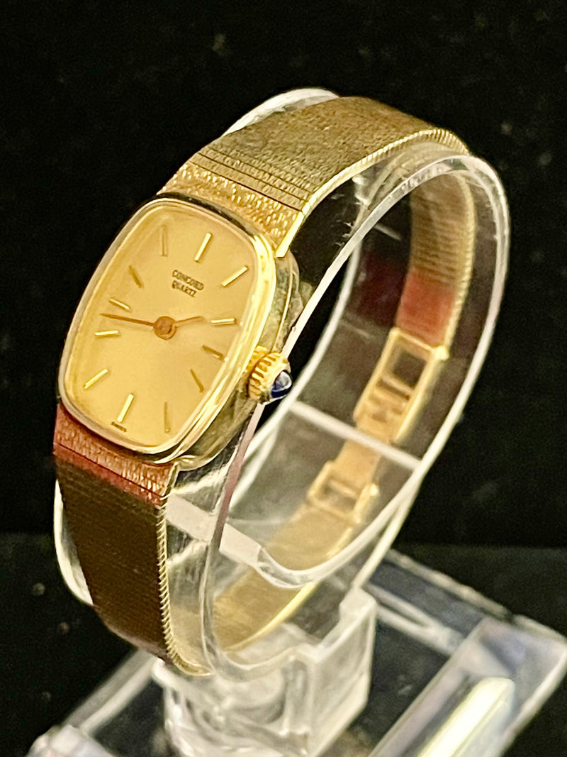 Concord Extremely Beautiful Solid YG Ladies Designer Wristwatch - $10K APR w/COA