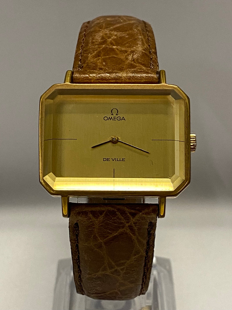 OMEGA De Ville Unique Reverse w/Rectangular Case Vintage Watch - $8K APR w/ COA! APR 57