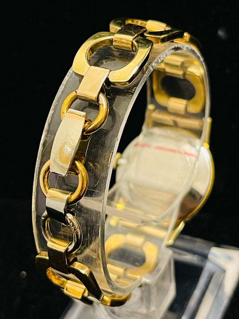 Omax Women Golden Watch Ladies Designer Bracelet Stones Around Style Bling  | eBay