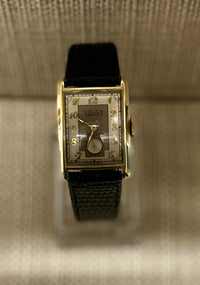 GRÜEN Curvex Yellow Gold & Sterling Silver Vintage Unisex Watch- $7K APR w/ COA! APR 57