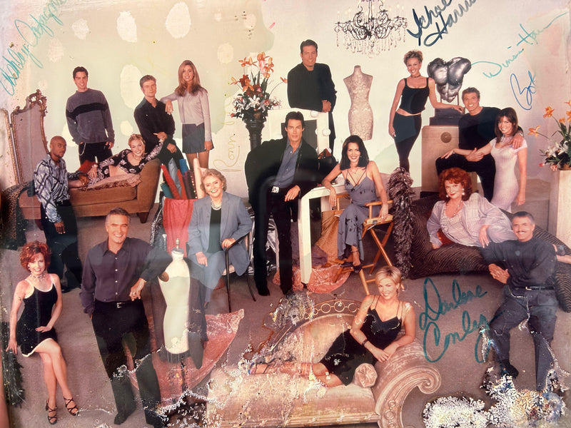 THE BOLD & THE BEAUTIFUL SIGNED CAST PHOTOGRAPH FROM 1999- $4K APPRAISAL VALUE! APR57