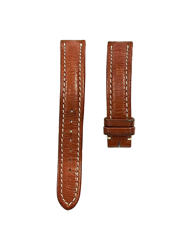 Breitling Brown Padded Leather Watch Strap -$700 APR w/ CoA! APR 57