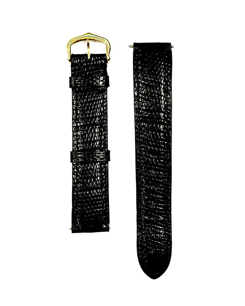 Cartier New Black Lizard Watch Strap -$850 APR w/ CoA! APR 57