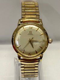 OMEGA Solid Gold Beautiful Round Vintage C.1950's Unisex Watch - $7K APR w/ COA! APR57