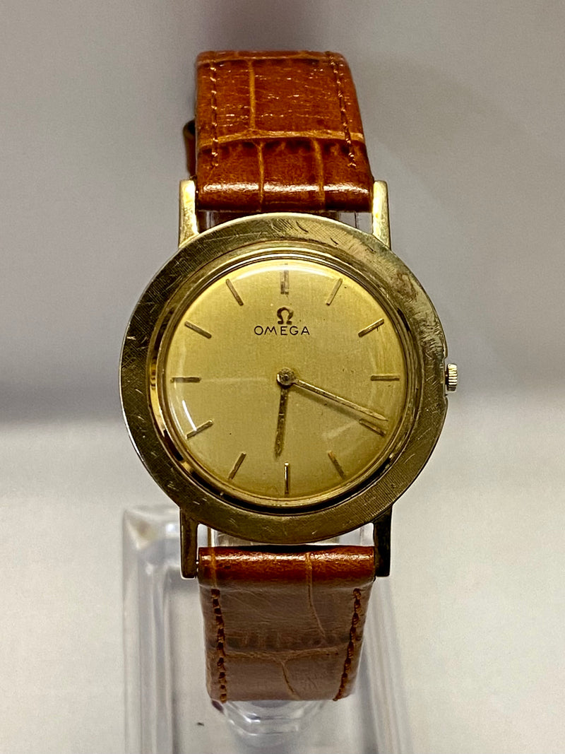 OMEGA Rare Gold Tone Thin Vintage C. 1940's Round Unisex Watch - $7K APR w/ COA! APR57