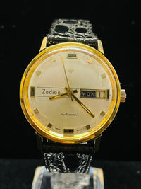 ZODIAC Automatic Movement w/ Day-Date Dial Shock and Water Resistant - $8K Appraisal Value! APR 57