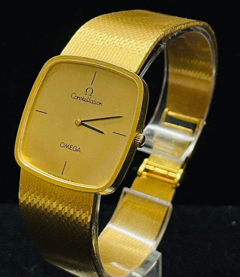OMEGA CONSTELLATION Solid 18K Gold Dress Watch - $30K APR Value w/ CoA! APR 57