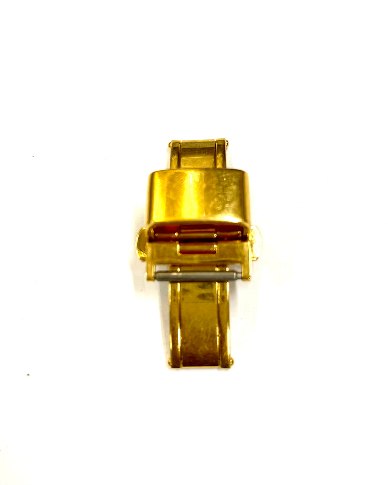 Gold Tone Stainless Steel Deployment Buckle - $600 APR VALUE w/ C APR 57