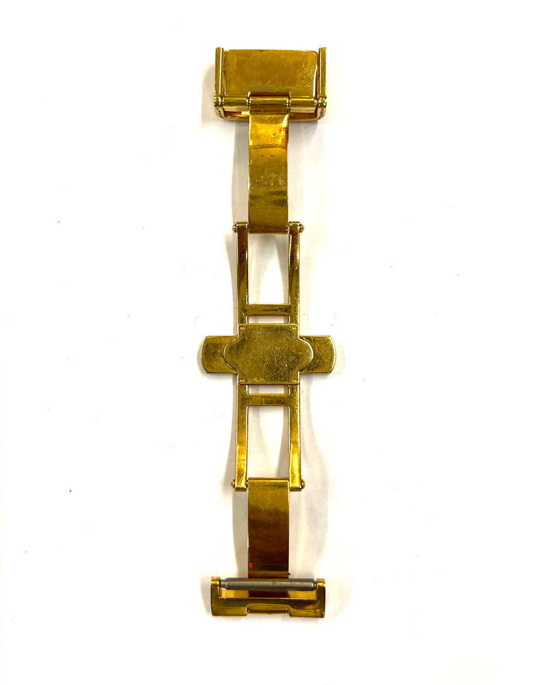 Gold Tone Stainless Steel Deployment Buckle - $600 APR VALUE w/ C APR 57