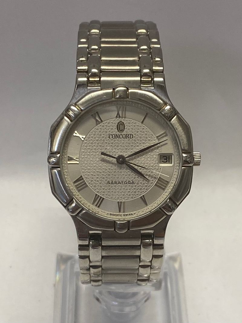 Concord Stainless Steel Beautiful Saratoga Model Men's Watch - $7K APR w/ COA!!! APR57