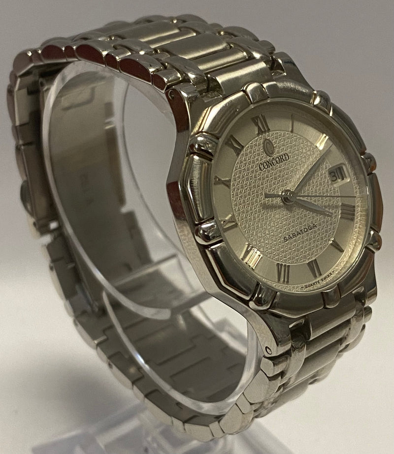 Concord Stainless Steel Beautiful Saratoga Model Men's Watch - $7K APR w/ COA!!! APR57