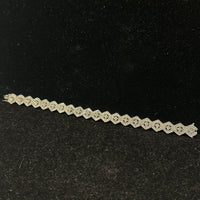 Enchanting Victorian Style Diamond White Gold Bracelet  -  $15k  APR w / CoA!!!! APR57