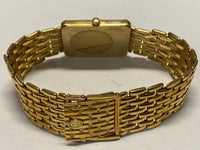 Concord Beautiful & Solid 14K Yellow Gold Tank Style Wristwatch $16K APR w/ COA! APR57