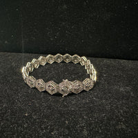 Enchanting Victorian Style Diamond White Gold Bracelet  -  $15k  APR w / CoA!!!! APR57