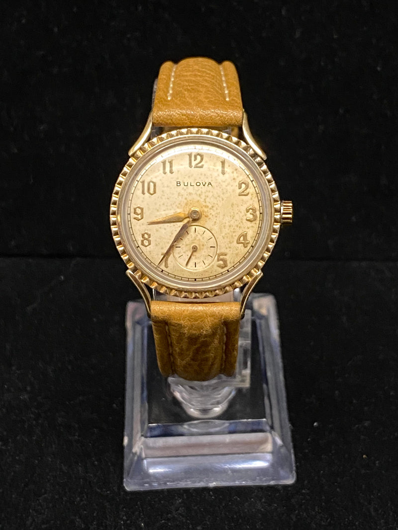 Bulova Vintage and Unique Gold Watch w/ Beautiful Gold Details- $6K APR w/ COA!! APR57