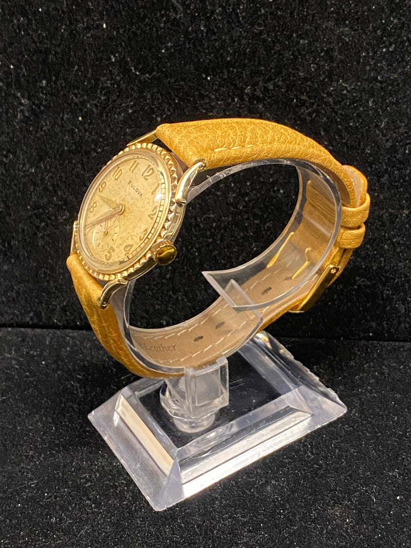 Bulova Vintage and Unique Gold Watch w/ Beautiful Gold Details- $6K APR w/ COA!! APR57