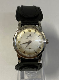 Omega Seamaster Watch in Solid Stainless Steel with Unique Strap-$10K APR w/COA! APR57