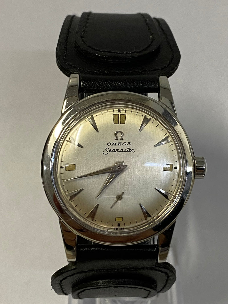 Omega Seamaster Watch in Solid Stainless Steel with Unique Strap-$10K APR w/COA! APR57