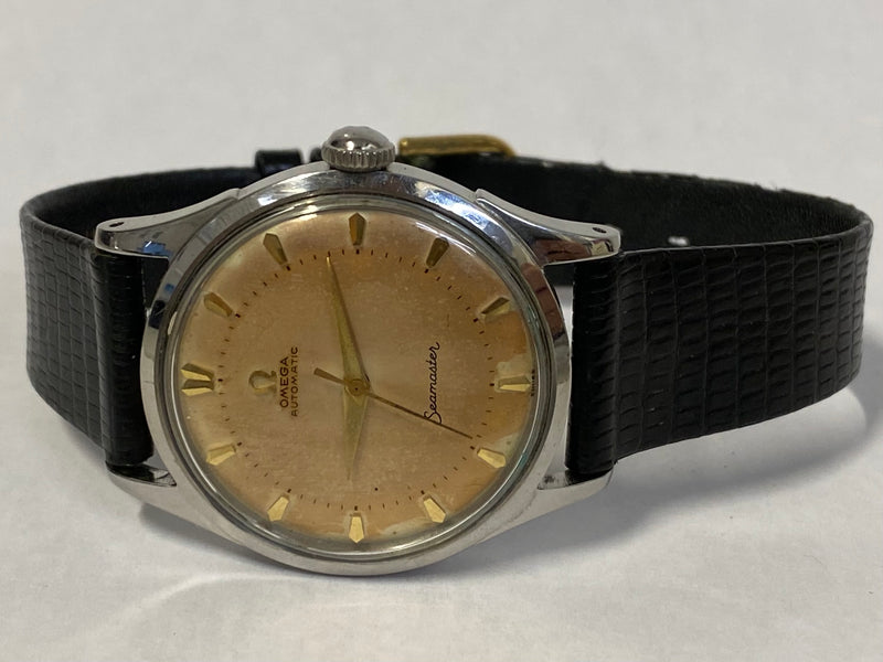 Omega Seamaster Vintage and Unique Watch with Rare Colored Dial $10K APR w/ COA! APR57