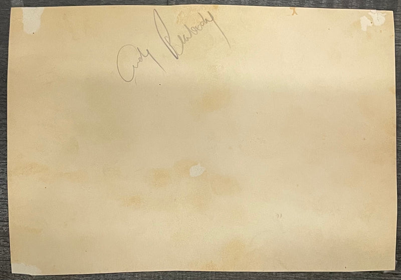 Rocky Graziano Signed 1946 6.5” x 9.5" Photo With Frank Sinatra - $10K APR w/CoA APR57