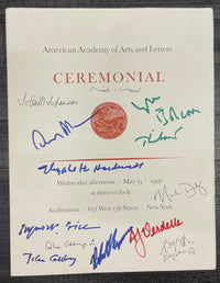 Signed American Academy of Arts and Letters Ceremonial 1996 - $20K APR w/CoA APR57
