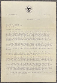 Rudy Vallée Singer Saxophonist Signed Two Page Letter 1930 - $20K APR w/CoA APR57
