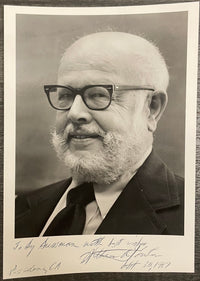 Nobel Prize William Fowler Signed Photograph 1987 Pasadena CA - 1.5K APR w/CoA APR57