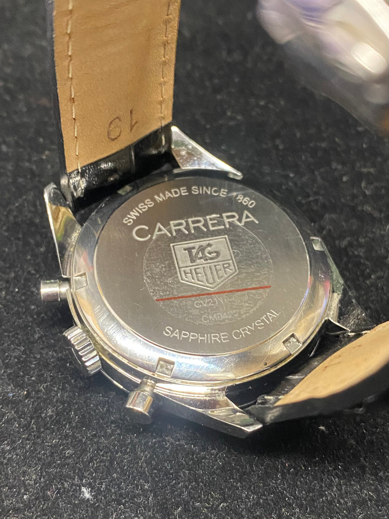 Tag Heuer Carrera Automatic Chronograph Style Mens Wristwatch - $15K APR w/ COA! APR57