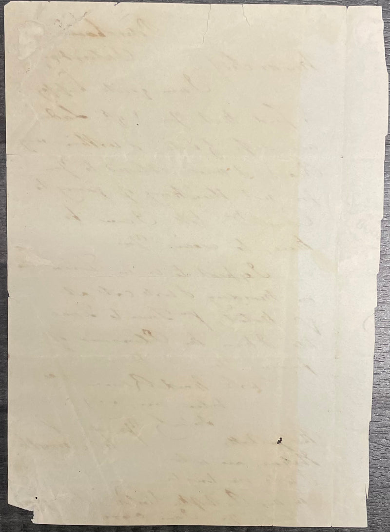 Original William Smyth Academic Hand Written Letter 1838 - $6K APR w/CoA APR57