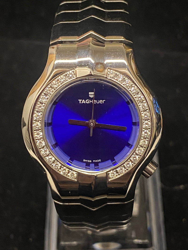 Tag Heuer Beautiful High Polished SS Ladies Wristwatch w/Diamonds $10KAPR w/COA! APR57
