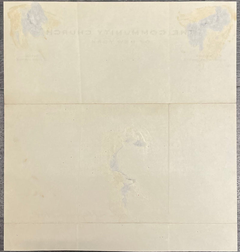 John Haynes Holmes Typed Signed Letter Rankin Floyd 1929 NYC - $8 APR w/CoA APR57