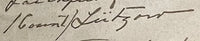 Count Francis Lützow Author Hand Written Signed Letter 1904 - $6K APR w/CoA APR57