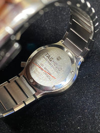 Tag Heuer Deep Blue Beautiful Sapphire Dial SS Ladies Wristwatch $8K APR w/ COA! APR57